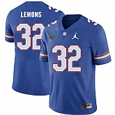 Florida Gators 32 Adarius Lemons Blue College Football Jersey Dzhi,baseball caps,new era cap wholesale,wholesale hats